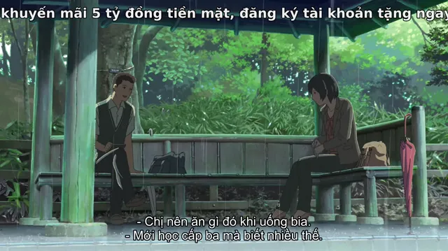Xem phim Khu vườn ngôn từ Vietsub HD tại PhimMoiHot Xem phim Khu vườn ngôn từ Vietsub HD tại PhimMoiHot