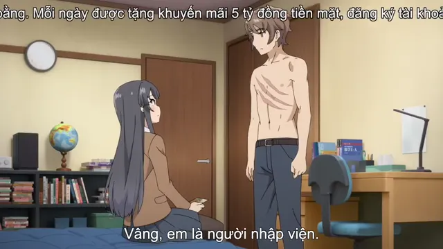 Thanh niên đầu lợn – Không nằm mơ thấy senpai thỏ tập 9 Vietsub HD - PhimMoiHot Thanh niên đầu lợn – Không nằm mơ thấy senpai thỏ tập 9 Vietsub HD - PhimMoiHot